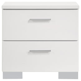 Felicity  Bedroom Set White High Gloss