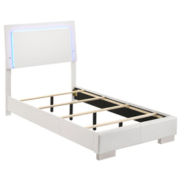 Felicity  California King Bedroom Set White Gloss