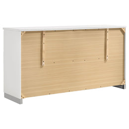 Felicity  California King Bedroom Set White Gloss