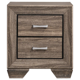 Kauffman  California King Bedroom Set Dark Cocoa