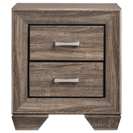Kauffman  California King Bedroom Set Dark Cocoa