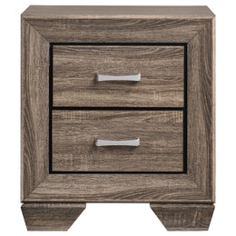 Kauffman  California King Bedroom Set Dark Cocoa