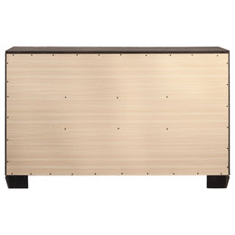 Kauffman 6-drawer Dresser Dark Cocoa