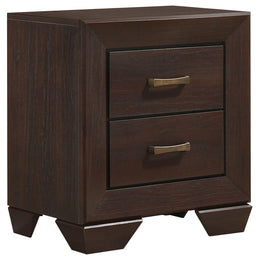 Kauffman  California King Bedroom Set Dark Cocoa