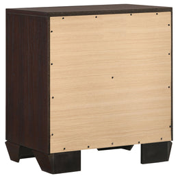 Kauffman  California King Bedroom Set Dark Cocoa