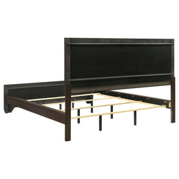 Kauffman  California King Bedroom Set Dark Cocoa