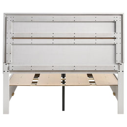 Miranda 51-inch Wood California King Storage Panel Bed Black