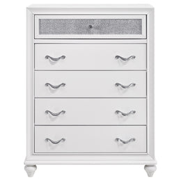 Barzini 5-drawer Bedroom Chest White