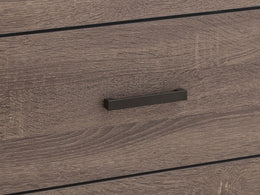 Brantford Wood  Panel Bed Barrel Oak