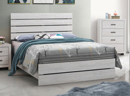 Brantford Wood  Panel Bed Barrel Oak