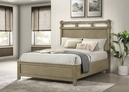 Hazlewood 59-inch Panel Storage Bed Vineyard Oak