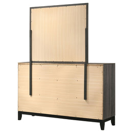 Watson 6-drawer Dresser Grey Oak