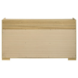 Hyland 6-drawer Dresser with Mirror Natural