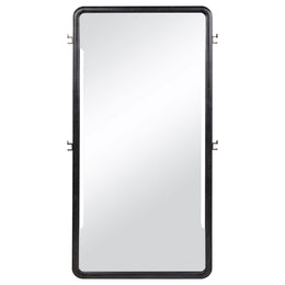 Leandro 76-inch Full Length Floor Mirror Burnished Black