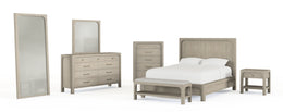 Solano 85-inch Canopy Bed Weathered Mango