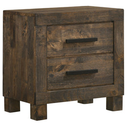 Woodmont  California King Bedroom Set Golden Brown