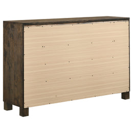 Woodmont  California King Bedroom Set Golden Brown
