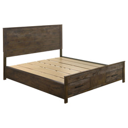 Woodmont  California King Bedroom Set Golden Brown