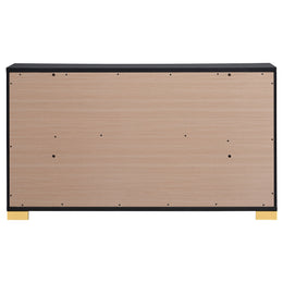 Marceline 6-drawer Dresser Black