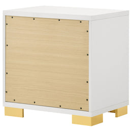 Marceline 2-drawer Nightstand Black