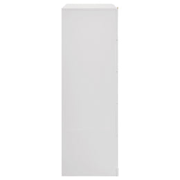 Ines 5-drawer Bedroom Chest of Drawers White High Gloss