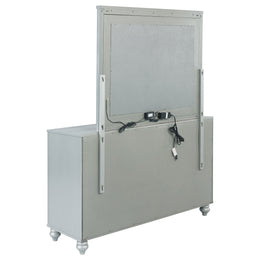 Gunnison 6-drawer Dresser Silver Metallic