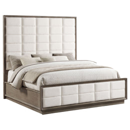 Durango 77-inch California King Panel Bed Smoked Peppercorn