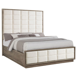 Durango 77-inch California King Panel Bed Smoked Peppercorn