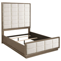 Durango 77-inch California King Panel Bed Smoked Peppercorn