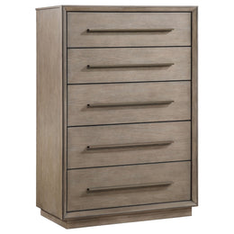 Durango 5-drawer Bedroom Chest Smoked Peppercorn