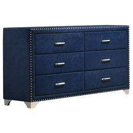 Melody  California King Bedroom Set Grey