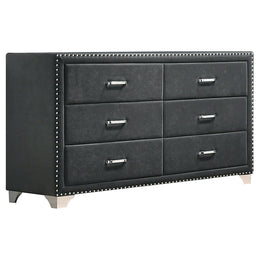 Melody  California King Bedroom Set Grey