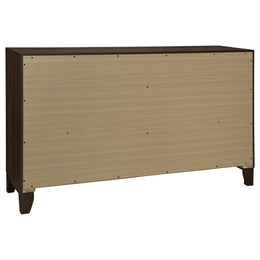 Welsley  California King Bedroom Set Walnut