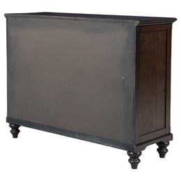 Andover 8-drawer Dresser and Mirror Dark Oak
