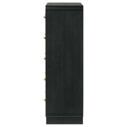 Cavelle 5-drawer Chest of Drawers Black