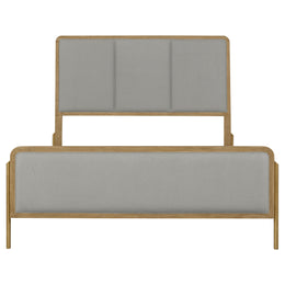 Arini RattanPanel Bed Sand Wash and Natural