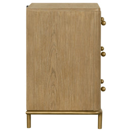Arini 3-drawer Nightstand Black