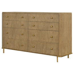 Arini 8-drawer Dresser Black