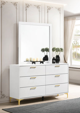 Kendall 6-drawer Dresser Black