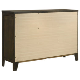 Wilkes  California King Bedroom Set Dark Cocoa