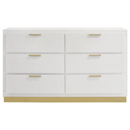 Caraway 6-drawer Dresser Black