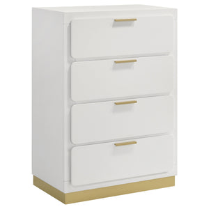 Caraway 4-drawer Bedroom Chest Black