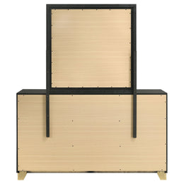 Caraway 6-drawer Dresser Black