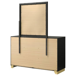 Caraway 6-drawer Dresser Black