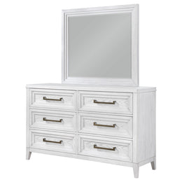 Marielle 6-drawer Bedroom Dresser Distressed White
