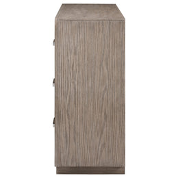 Kenora 6-drawer Dresser and Mirror Barley Brown