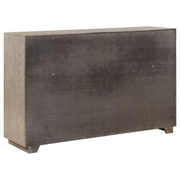 Kenora 6-drawer Dresser and Mirror Barley Brown