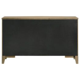 Granada 8-drawer Dresser and Mirror Natural Pine