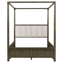 Gran Park California King Four Poster Canopy Bed Dark Cocoa