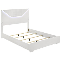 Ives   Bedroom Set Grey High Gloss